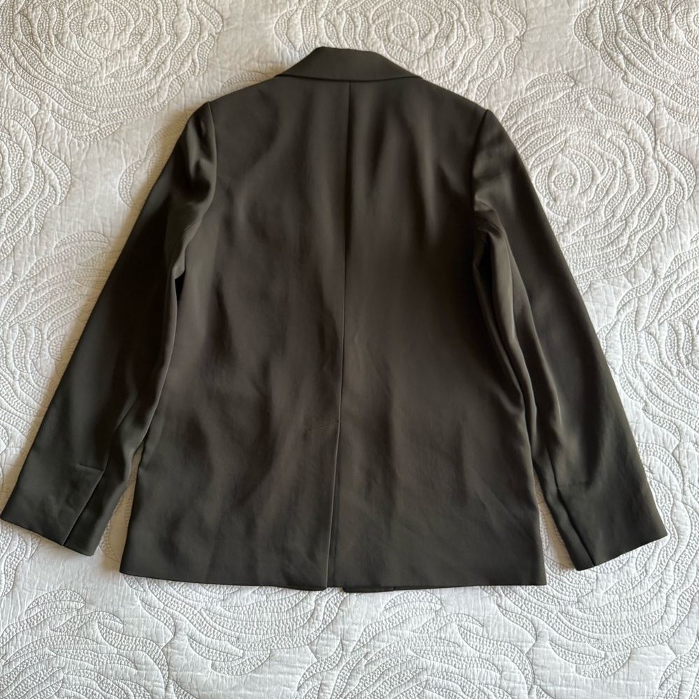 Vince - Boyfriend Blazer - Deep Laurel (Green) - Picture 12 of 14